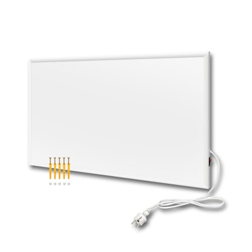 Infrarotheizung 320W, Infrarot Heizung Heizplatte Heizkörper Heizpaneel, Infarotheizkoerper Wandmontage mit Überhitzungsschutz, Wandheizung Elektrisch, Elektroheizung Energiesparend-820*420mm