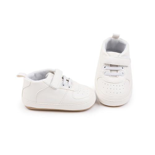 Image of Clowora Unsex Baby Shoes Boys Girls Infant Sneakers Non-Slip Soft Rubber Sole Toddler Crib First Walker Lightweight Shoes