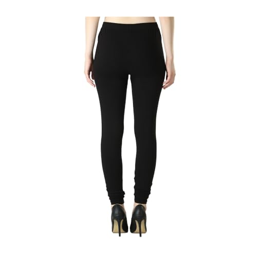 Image of Women's Slim Fit Cotton Lycra Churidar Leggings|Full Length|
