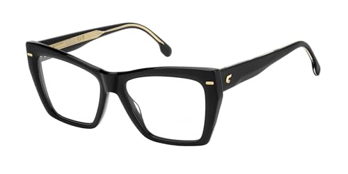 Lunettes de vue Carrera 3064 femme noire : l'excellence d'une monture 55/17/140 raffinée