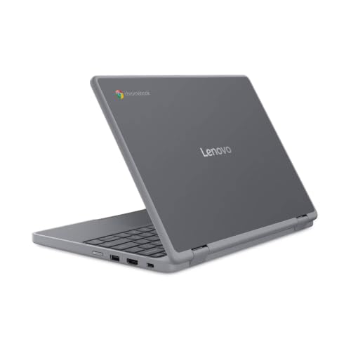 Image of Lenovo Chromebook 500e Gen 5 M89 83TA0002US 11.6 inch Touchscreen Convertible 2 in 1 Chromebook - HD - 60 Hz - MediaTek - 4 GB - 64 GB Flash Memory - English (US) Keyboard - Luna Gray