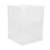 COLLBATH 大型透明収納ボックス 人形 アクションフィギュア コレクタブル用 ディスプレイケース 多機能おもちゃ整理容器 傷防止 おもちゃ収納バケツ