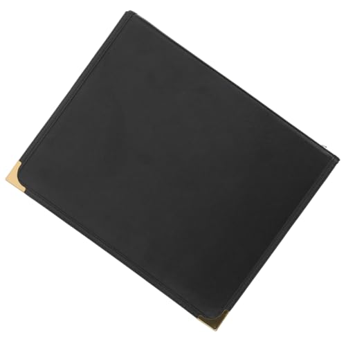 PRETYZOOM Elegant PVC Restaurant Menu Cover Large Capacity Menu Book Folder Sturdy Design for Long-Lasting Use