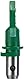 WAGNER Control Pro HEA Düse 619 für Control Pro Airless Farbsprühsysteme für Latexfarben, Dispersionen, Rostschutzfarben, < 55% weniger Sprühnebel, grün
