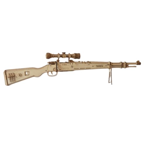 BrightBud 3D Holzpuzzle Erwachsene, 3D Holzmodell Karabiner 98k Steampunk Gewehr, Wood Sturmgewehr mit Gummiband-Abschussfunktion, Geschenk für Teenager, Dark Night Edition BrightBud 3D Holzpuzzle Erwachsene, 3D Holzmodell Karabiner 98k Steampunk Gewehr, Wood Sturmgewehr mit Gummiband-Abschussfunktion, Geschenk für Teenager, Dark Night Edition