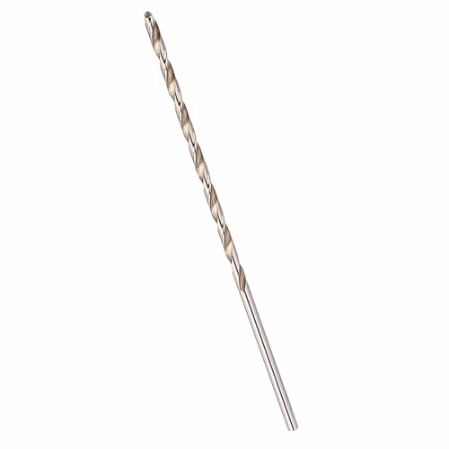 ASHATA Foret Hélicoïdal 2 Pièces 4mm, Forets HSS de Longueur 160mm, Foret de Maçonnerie à Tige Droite pour Briques et Béton