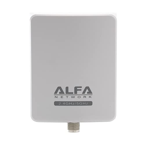 Alfa Network 2.4/5GHz Antenna esterna del pannello 8dBi N-Female APA-L2458-08A