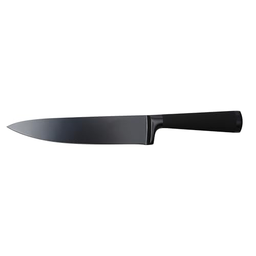Bergner Black Blade Cuchillo, Acero Inoxidable, Negro, Chef
