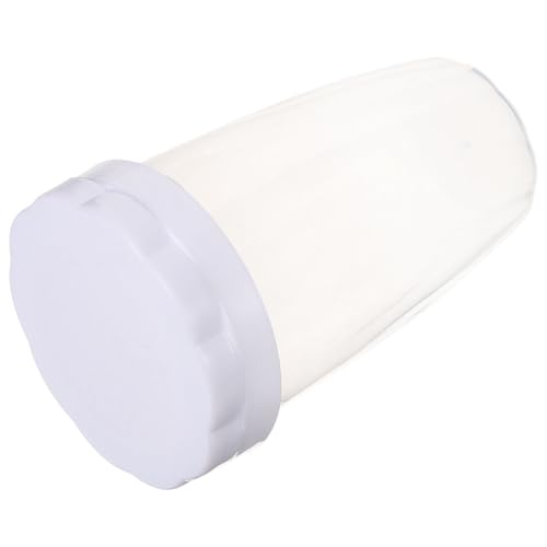 Milisten Espolvoreador de Harina y Azúcar en Polvo de Color Claro, Cedazo de Malla Fina con Tapa, Práctico Agitador Reutilizable para Repostería y Cocina Doméstica, Herramienta Compacta