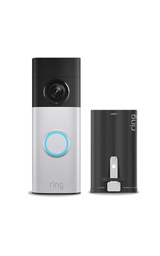 Image of Ring Battery Video Doorbell Plus with Quick Release Ultra Battery Pack | Retinal 2K | 6x Zoom | Low-Light Sight | Easy to install | 30-day free trial of Ring Subscription Plan