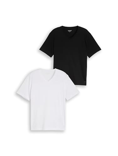 T-Shirts mit V-Ausschnitt im 2er-Pack – Ansicht 1