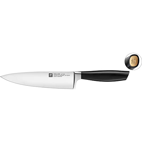 Zwilling All Star 8-Inch Chef Knife, Razor-Sharp German Knife, Made In Company-Owned German Factory With Special Formula Steel Perfected For Almost 300 Years, Dishwasher Safe, Gold Matte End Cap #TOP18