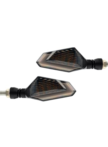 Feu arrière clignotant universel pour moto avec lampe LED intégrée pour éclairage de signalisation
