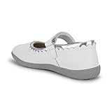 See Kai Run, Jane II Mary Jane Shoes for Kids, White, 3Y
