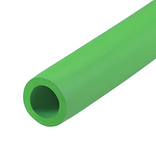 Image of uxcell Foam Tubing for Handle Grip Support, 22mm ID 32mm OD 1m Length Green
