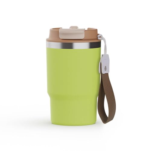 Image of Wosta Classic Tumbler 3.0-16oz /480Ml, Travel Mug with 2-in-1 Straw Lid, Vacuum Insulated Stainless Steel Insulated Mug, Double Walled, Thermos Travel Mug for Hot and Cold Coffee. (Line)