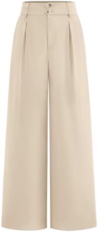 BTFBM Women Wide Leg Dress Pants 2026 High Waisted Button Pleated...