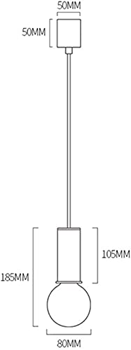 Candelabros nórdicos LED de techo para sala de estar y pasillos de hogar 3