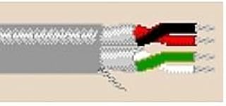 8723 22 AWG 2P Stranded Individually Shielded Communications & Control Cable CM - Chrome Belden (5000FT)