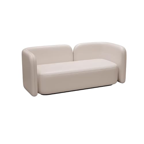 Sofá de recepción - Sofá tapizado de cuero para sala de estar y salón, cabina acogedora para zonas de recepción