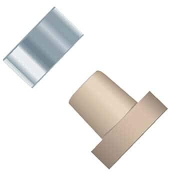 Idex Super Flangeless™ Ferrule, 2500 psi Natural PEEK/SS Ring, 1/16