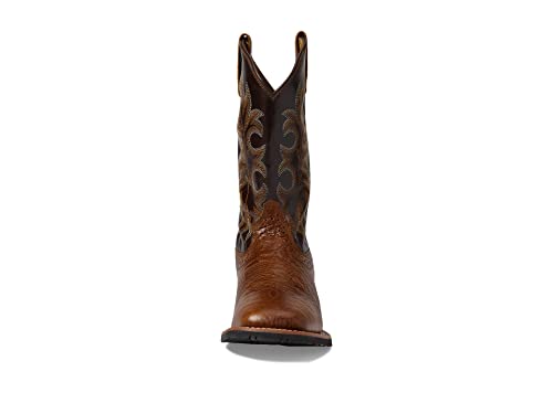Image of Laredo Mens Broken Bow Square Toe Pull On Casual Boots Mid Calf - Brown