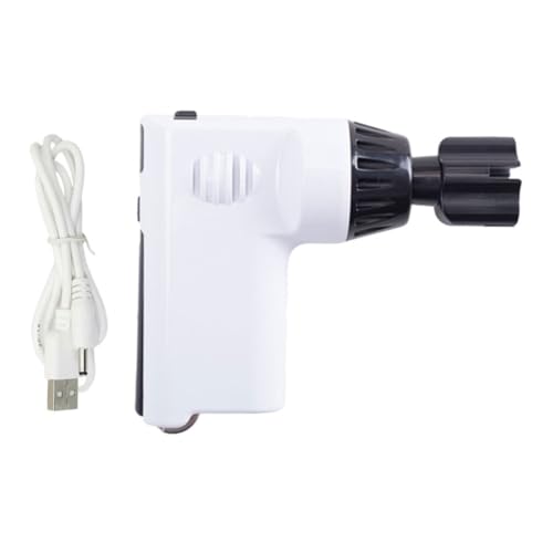 Enrouleur électrique de cordes blanc en ABS pour ukulélé et basse avec coupe-corde intégré