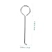 WHAMVOX 50pcs Stainless Steel Lifting Hook Bath Tub Drain Removal Tool for Bathroom
