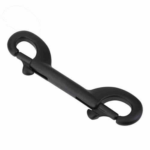 Metal Diving Hook, Stainless Steel Double Ended Clip, Snap Diving Buckle, Easy to Use with one Hand, for BCD and Weight Bearing Belt (115mm)