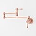 Signature Hardware 954008 4.6 GPM Double Handle Wall Mounted Retractable Pot Filler - Brushed Gold