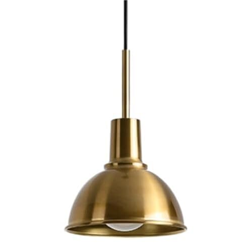 Lustre industriel américain en fer suspension E27 pour couloir et chevet