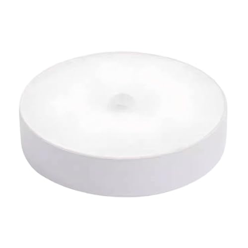 人感センサーライト - 充電式バッテリー駆動の天井ライト | 磁石付きステッキーランプ 浴室 階段 キャビネット クローゼット 廊下 寝室