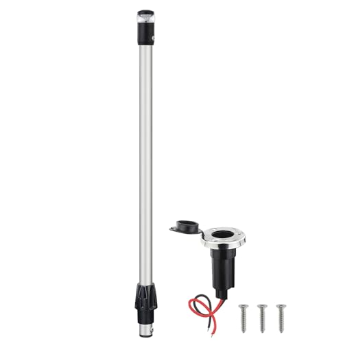 Marine LED Navigation Light with Removable Pole
