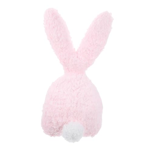 LIFKOME 毛?うさぎ抱き枕 小型ラビットぬいぐるみ 柔らかいピンクのウサギ人形 インテリア装飾 やオフィス用かわいい