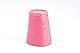 Leder Der ultimative Würfelbecher Color / Standard Größe 9cm in pink - rosa