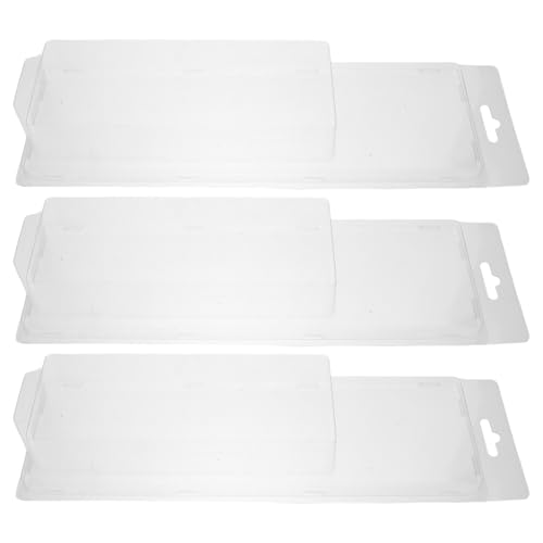 SUPVOX Vitrina Transparente para Coches de Juguete 3 Unidades, Organizador de Pared Durable de Plástico Resistente, Estuche Protector para Exhibición y Almacenamiento en Habitaciones