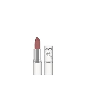 lavera Velvet Matt Lipstick – Tea Rose 03 – Lipstick – Gluten Free – No Silicone – No Mineral Oil – No Microplastics – Creamy, Matte Texture – Organic Flower Butter – Organic Sunflower Oil – 4.5 g