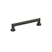 Schaub Empire Collection 5 in. (127mm) Pull, Matte Black - 884-MB