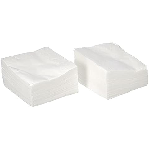 Morigami, Coktail Size Napkin, 1/4 Pleat, Plain with Valance, White, 100 Napkins Cover