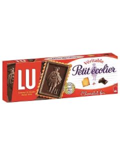 Biscuits au Beurre avec Tablette de Chocolat Noir - Classique de la Gastronomie Française - Pack de 14 x 150g