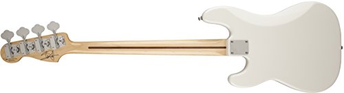 FENDER 0141032305 Steve Harris Precision Bass touche en érable pour guitare électrique – Olympiques Blanc - Les Beatles, Paul McCartney, John Lennon, RIngo Starr, George Harrison FENDER 0141032305 Steve Harris Precision Bass touche en érable pour guitare électrique – Olympiques Blanc – Image 3