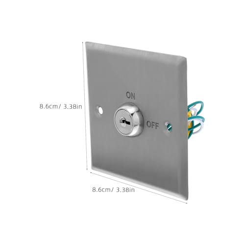 Interruptor de llave para puerta de emergencia de acero inoxidable 2