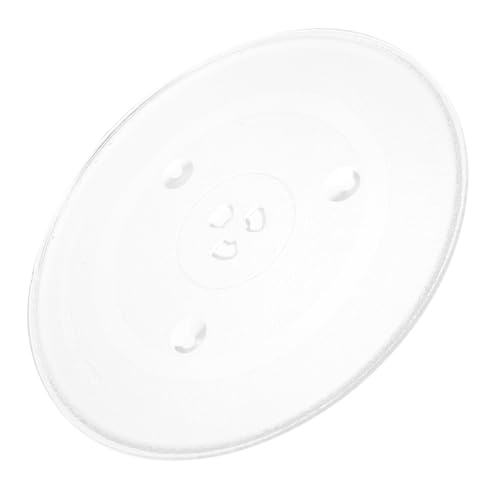 TOPBATHY Glasdrehteller für Mikrowelle Ersatz-mikrowellen-drehteller Mikrowellen-kochplatte aus Glas Passend für Mikrowellen Leicht zu Reinigen und Langlebig