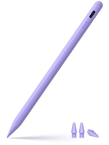 iPad ペンシル 2018〜2025年iPad対応 Apple Pencil代替 タッチペン スタイラスペン Type-C急速充電 超高感度 傾き感知 パームリジェクション 磁気吸着 誤作動防止 極細ペン先 替え芯3本付き K716