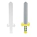 Fun Express DIY Swords for Kids - Makes 12, Each Toy is 20 inches Long - Crafts for Kids and Fun Home Activities - VBS Vacation Bible School Supplies/Decor