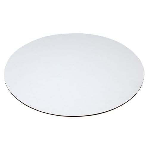 Vineland Packaging Single Wall Circular Cake Board White, 8