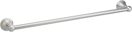 Amazon Fundamentals Fashionable Towel Toilet Bar, Satin Nickel, 24 Inch