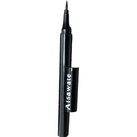 Aisawate Pencil Eyeliner, Cosmetic Pencils, Eye Makeup, Waterproof, Smudge-proof (Black) Cover