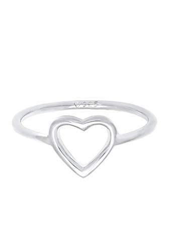 Elli - Cuore Ritaglio Filigrana Tendenza In Argento Sterling 925 Anelli 1 Pieces Female - 2