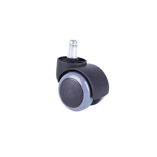 Roulettes de meuble 11mm grises en lot de 5 pour chaises et bureaux - 6